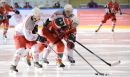 IV Кубок РОСПРОФЖЕЛ по хоккею. 1/2 финала. МОСК - Метро 5:6 IV Кубок РОСПРОФЖЕЛ по хоккею. 1/2 финала. МОСК - Метро 5:6