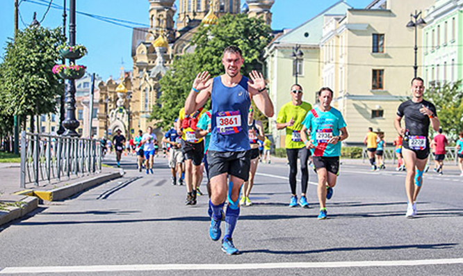 Медаль по пути к марафону