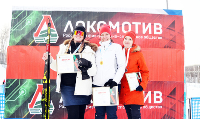 Встретили весну на лыжах