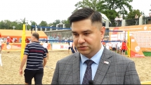 Чемпионат работников ОАО «РЖД» по пляжному волейболу. Александр Заикин