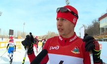 Чемпионат по лыжным гонкам. Артем Абносов