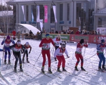 Чемпионат  и Первенство по лыжным гонкам - 1 день
